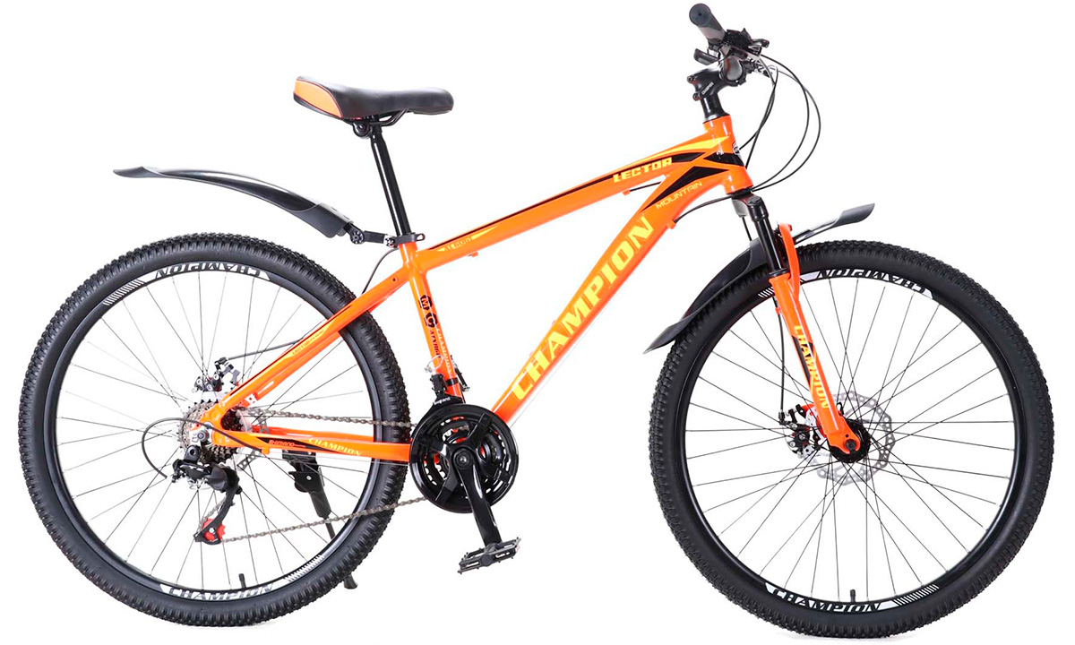 Фотография Велосипед Champion Lector 26" 2021, размер S, оранжевый